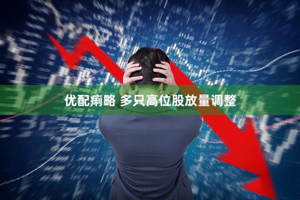 优配痢略 多只高位股放量调整